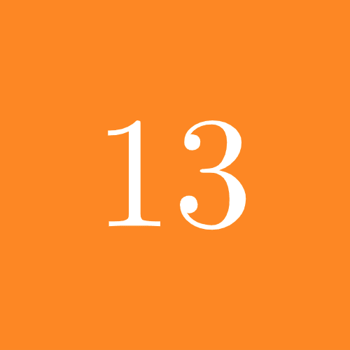 Thirteen