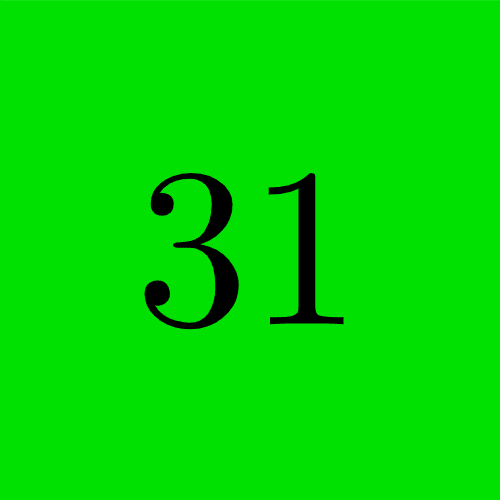 Thirty-one