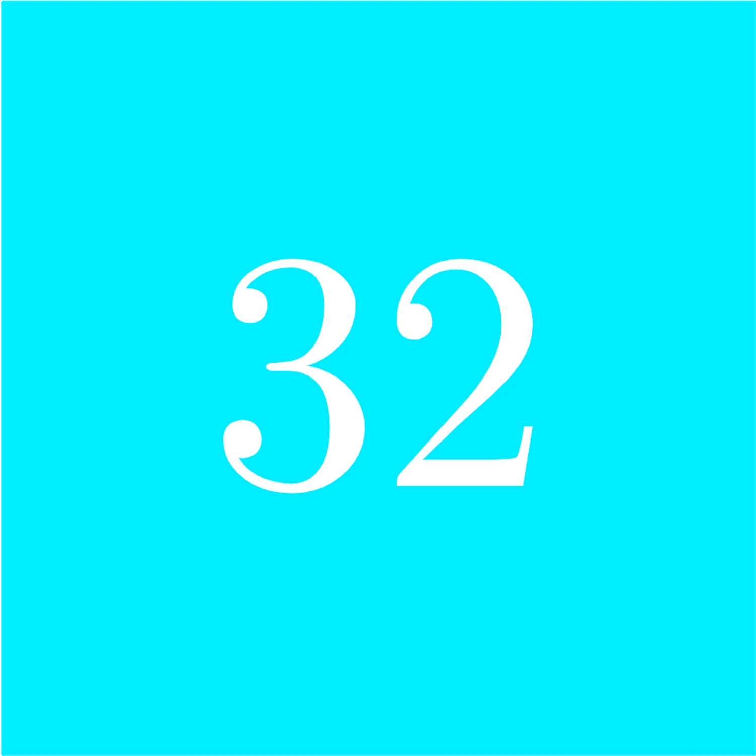 Thirty-Two